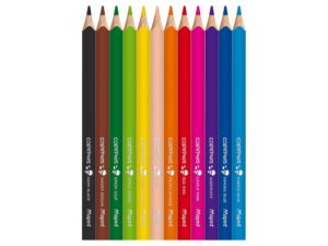 Creioane colorate Maped Color'Peps My First Jumbo 12 culori/set FSC