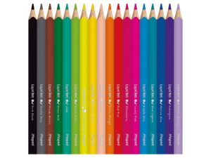 Creioane colorate Maped Color'Peps My First Jumbo 18 culori/set FSC