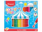 Creioane colorate Maped Color'Peps My First Jumbo 24 culori/set FSC