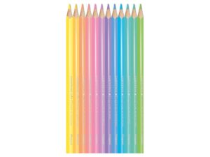 Creioane colorate Maped Color'Peps Pastel 12 culori/set FSC