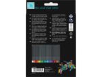 Creioane colorate triunghiulare black edition Faber-Castell 36 culori/set