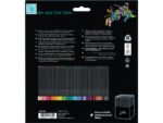 Creioane colorate triunghiulare black edition Faber-Castell 50 culori/set