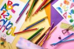 Creioane colorate triunghiulare grip 2001 Faber-Castell 24 culori/set