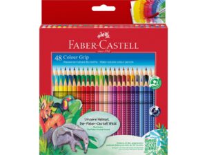 Creioane colorate triunghiulare grip 2001 Faber-Castell 48 culori/set