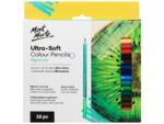 Creioane colorate ultra soft Mont Marte 18 buc/set