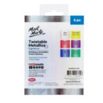 Creioane retractabile metalizate Mont Marte 6 buc - imagine 2