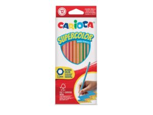 Creioane Supercolor hexagonale 12/set CARIOCA