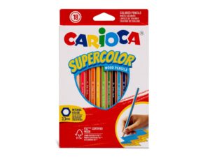 Creioane Supercolor hexagonale 18/set CARIOCA