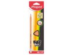 Creion cu gumă Maped Black'Peps HB 3 buc/set FSC