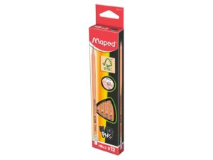 Creion cu gumă Maped Black'Peps HB FSC