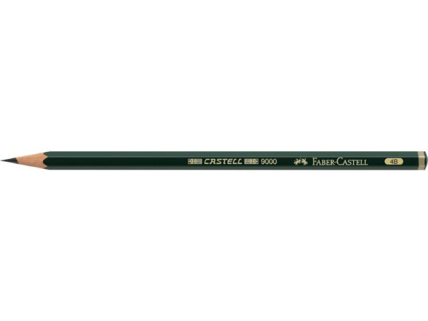 Creion grafit 4B hexagonal Castell 9000 Faber-Castell
