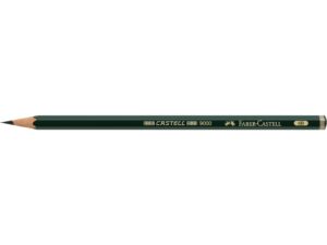 Creion grafit 6B hexagonal Castell 9000 Faber-Castell