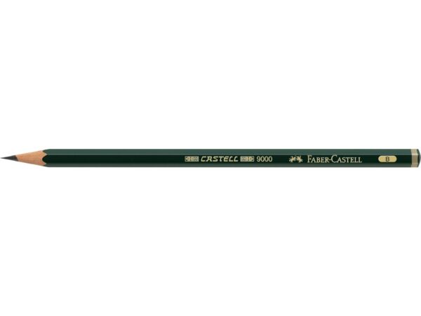 Creion grafit B hexagonal Castell 9000 Faber-Castell