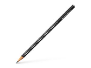 Creion grafit B rotund sparkle negru 2024 Faber-Castell