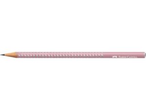 Creion grafit B rotund sparkle rose 2021 Faber-Castell