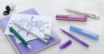 Creion grafit B triunghiular grip 2001 gri Faber-Castell