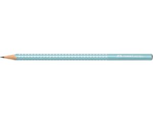 Creion grafit B triunghiular sparkle bleu ocean metalizat 2023 Faber-Castell