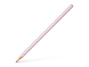 Creion grafit B triunghiular sparkle rose metalizat 2023 Faber-Castell