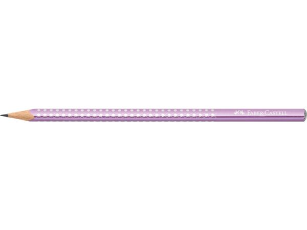 Creion grafit B triunghiular sparkle violet metalizat 2023 Faber-Castell