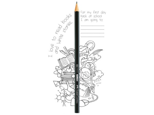 Creion grafit HB hexagonal 1111 Faber-Castell