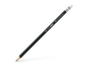 Creion grafit HB hexagonal cu gumă 1112 Faber-Castell