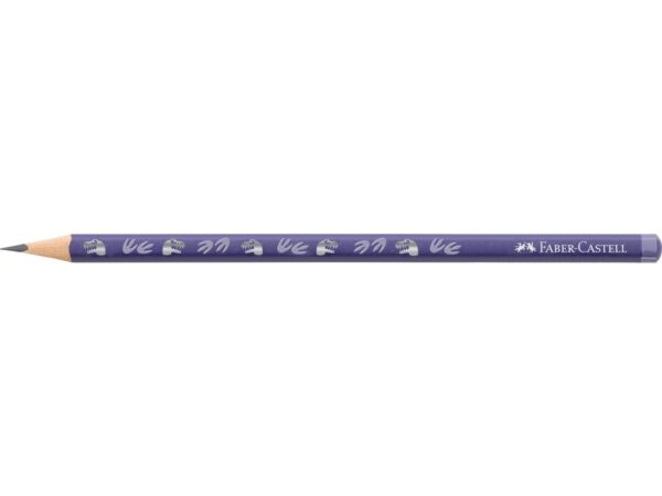 Creion grafit HB triunghiular dinozauri Faber-Castell