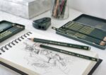 Creion grafit hexagonal Artă Castell 9000 Faber-Castell 12 buc/set