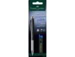 Creion mecanic 0.7 mm rose Apollo + mine Faber-Castell 1 buc/blister