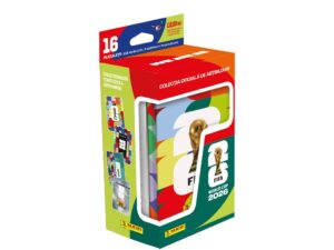 Cutia metalică cu 16 plicuri stickere MEGA TIN - Colecția oficială de stickere Panini FIFA World Cup 2026™