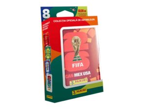 Cutia metalică cu 8 pachete de abțibilduri Panini FIFA World Cup 2026™
