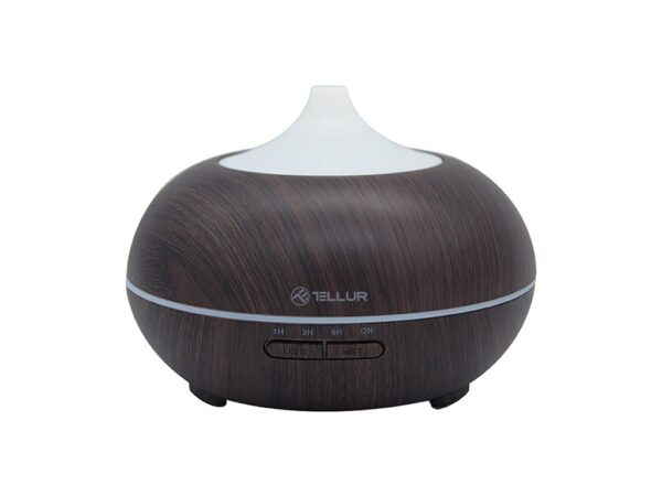 Difuzor Aromaterapie WiFi Tellur Smart, 300ml, LED, Maro închis