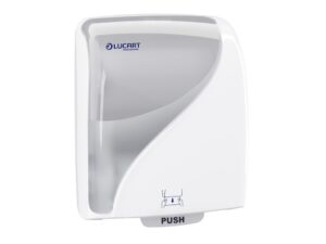 Dispenser rolă prosop autocut alb Lucart Identity