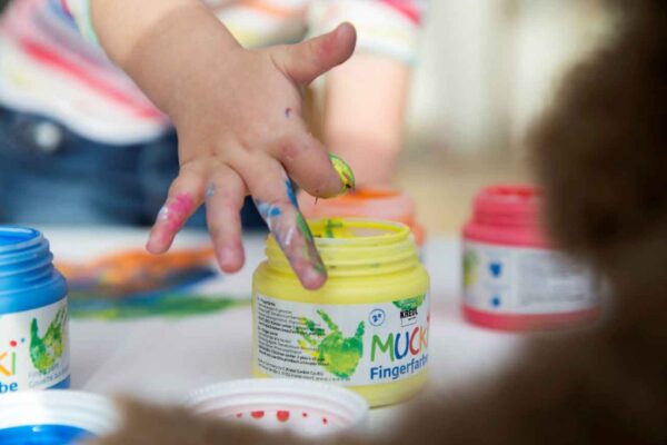 Finger Paint Mucki, set 4 x 150 ml