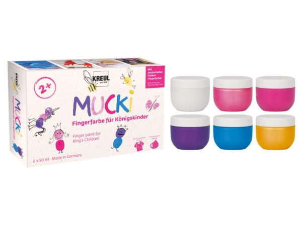 Finger Paint Royal Children Mucki, set 6 x 50 ml