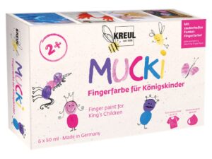 Finger Paint Royal Children Mucki, set 6 x 50 ml
