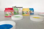 Finger Paint pentru țesături Mucki, set 4 x 150 ml