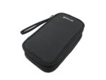 Geantă Tellur pentru organizare cabluri și accesorii, 21 x 12,5 x 6 cm, poliester, negru