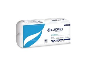 Hârtie igienică Lucart Strong 8.3, 3 str, albă, 29 m/rolă, 8 role/set