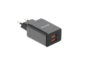 Încărcător priză Tellur Basic HC204, 2xUSB, 2.4A, negru