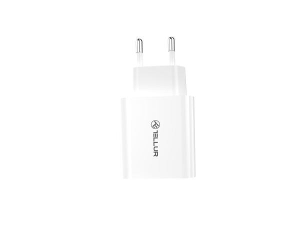 Încărcător priză Tellur USB-A QC3.0, 18W, alb