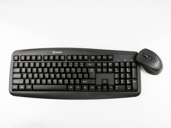 Kit tastatură și mouse fără fir Tellur Basic, negru