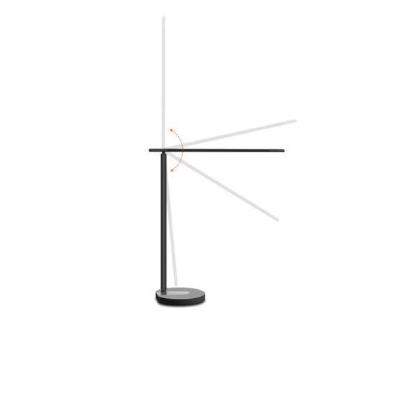 Lampă de birou WiFi Tellur Smart, 12W, lumină albă, caldă, Qi 10W, USB 10W, reglabilă, alb