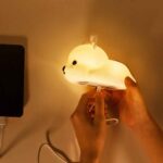Lampă de noapte pentru copii, silicon, reincarcabilă, Baby Deer