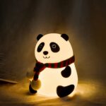 Lampă de noapte pentru copii, silicon, reincarcabilă, Panda