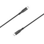 Lemontti Cablu Bending Aluminum Super Fast Charge Type-C la Type-C, PD 100W, 1.2m, Negru - imagine 2