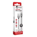 Lemontti Cablu Bending Aluminum USB-A la Lightning MFI, 1.5m, Gri - imagine 8