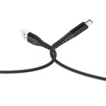 Lemontti Cablu Bending Aluminum USB-A la Type-C, Fast Charge, 1.2m, Negru - imagine 5
