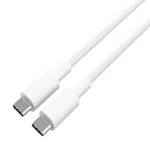 Lemontti Cablu Fast Charge Type-C la Type-C, PD, 100W, 1.2m, Alb