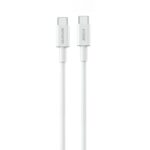 Lemontti Cablu Fast Charge Type-C la Type-C, PD, 100W, 1.2m, Alb - imagine 4