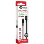 Lemontti Cablu Fast Charge Type-C la Type-C, PD, 100W, 2m, Negru - imagine 7